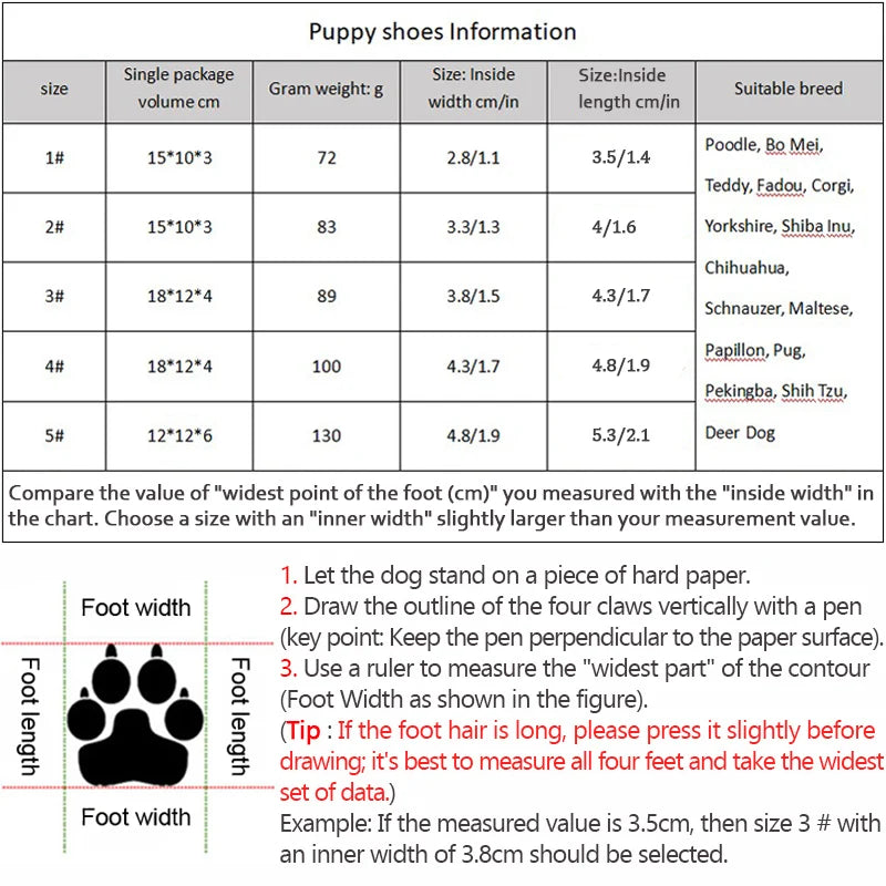 Non-Slip Dog Boots With Rubber Soles – Warm Paw Protection