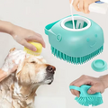 Silicone Pet Bath Massage Brush for Dogs and Cats
