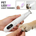 LED Pet Paw Hair Trimmer With UV Light & Display Screen